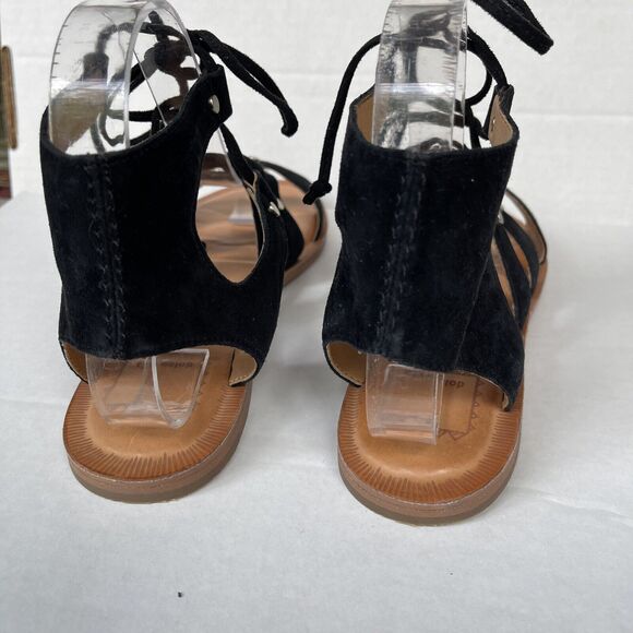 DV Dolce Vita Women’s Boho Gladiator Sandals Size 7 Black Suede WORN ONCE - Picture 8 of 12